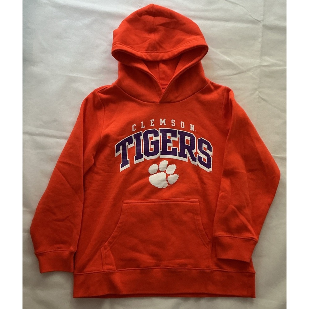 Fanatics Clemson Tigers Hoodie Pullover Womens Medium Orange NCAA Football